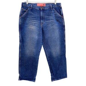 Mossimo Supply Co. Vintage Denim Skater Baggy Jeans Sz 38 x 30